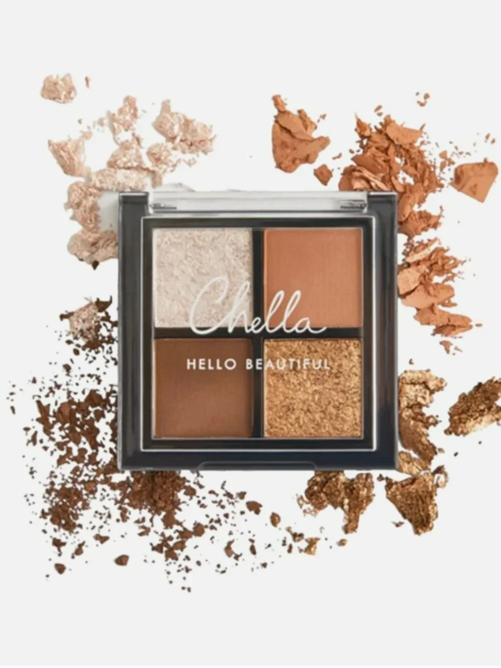 Chella La Vie HELLO BEAUTIFUL Neutral Eyeshadow Palette Quad